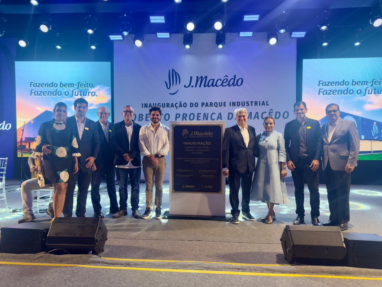 Grupo Projeart inaugura complexo industrial da J. Macêdo em Horizonte (CE)