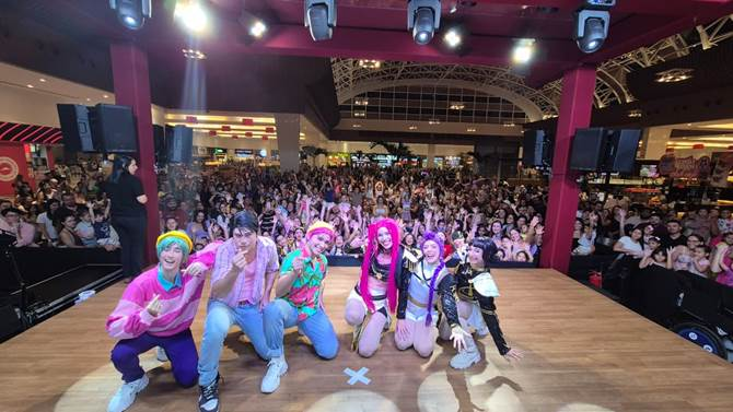 RioMar Fortaleza recebe show gratuito das “Guerreiras do K-pop” neste sábado (16/5)