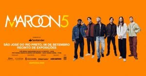Maroon 5 confirma show em São José do Rio Preto com produção da ZNEC Produções