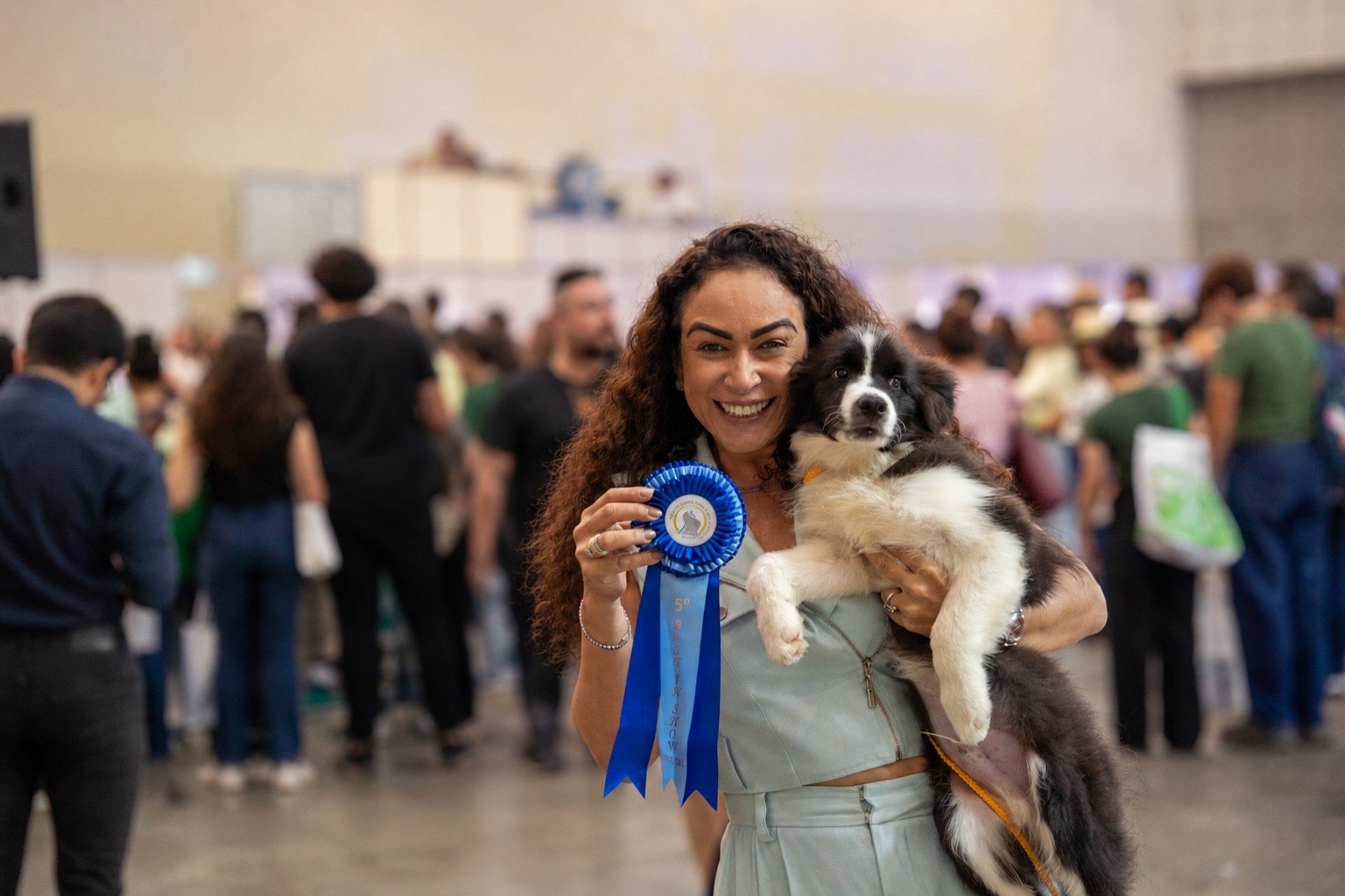 Cães da raça Border Collie do Grupo Aconchego participam de exposição internacional em Fortaleza