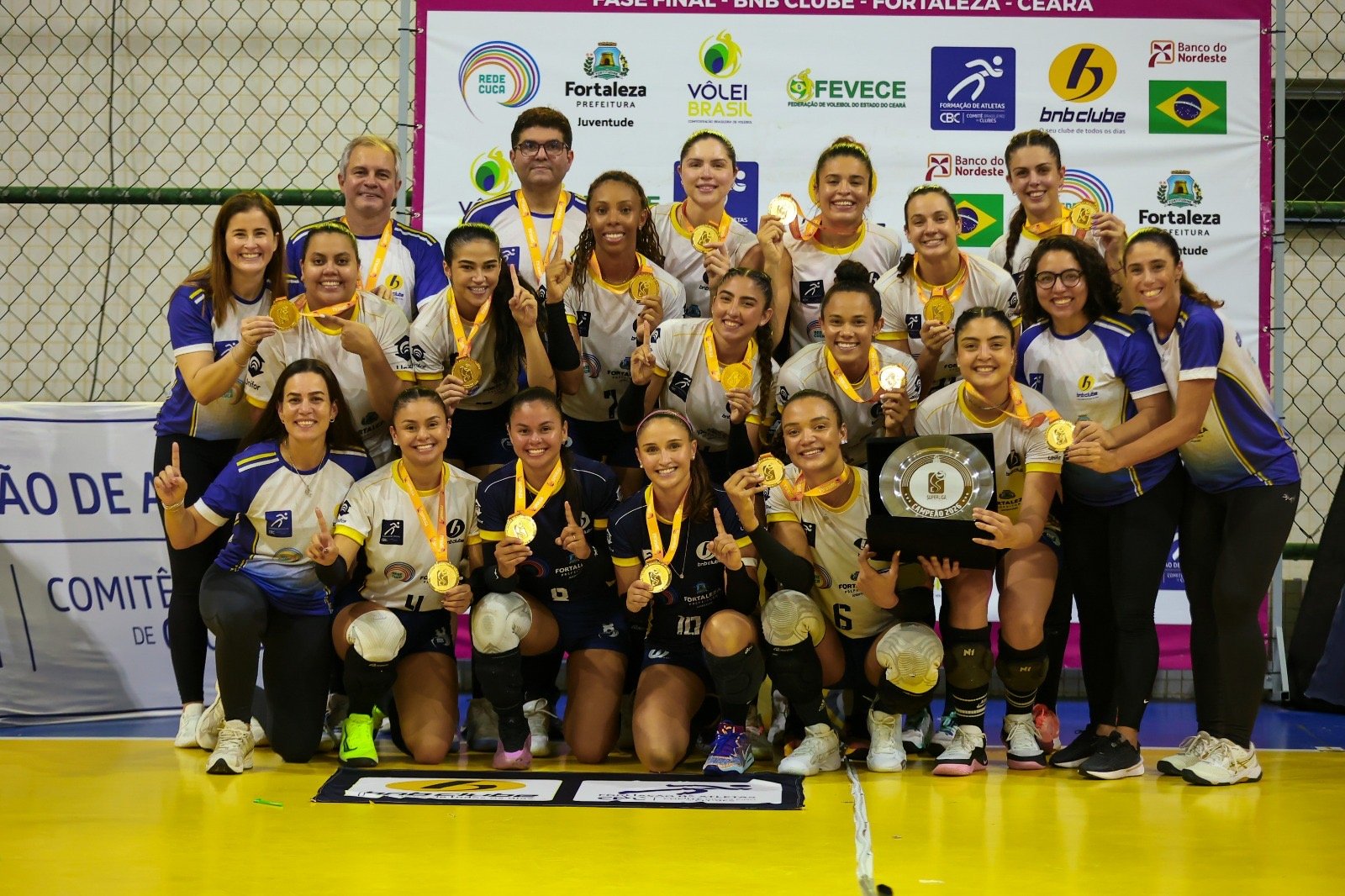BNB Rede Cuca é campeão da Superliga C Feminina e garante acesso histórico à Superliga B